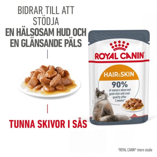 Royal Canin Hair & Skin Care Gravy 12 x 85 g