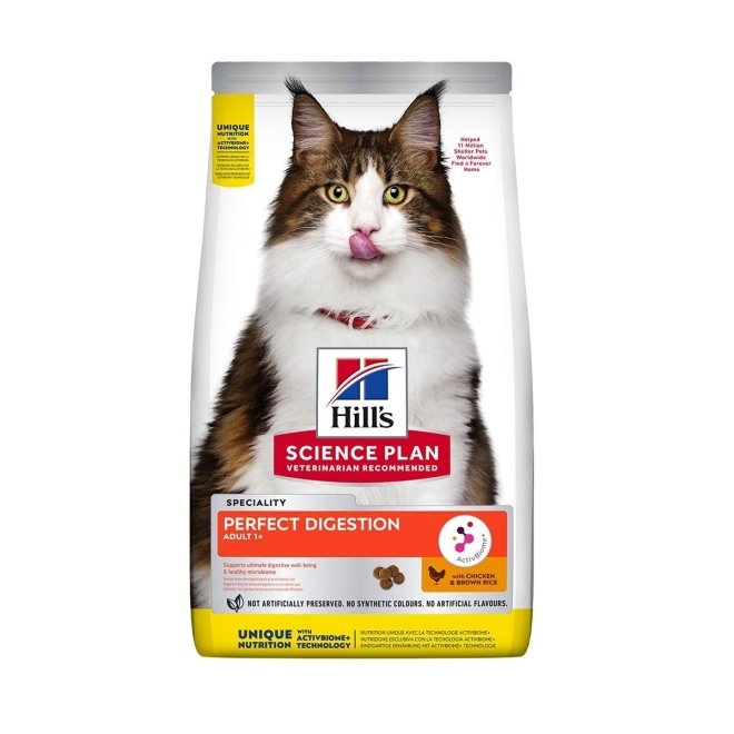 Hills Science Plan Feline Perfect Digestion Adult 1+ Chicken