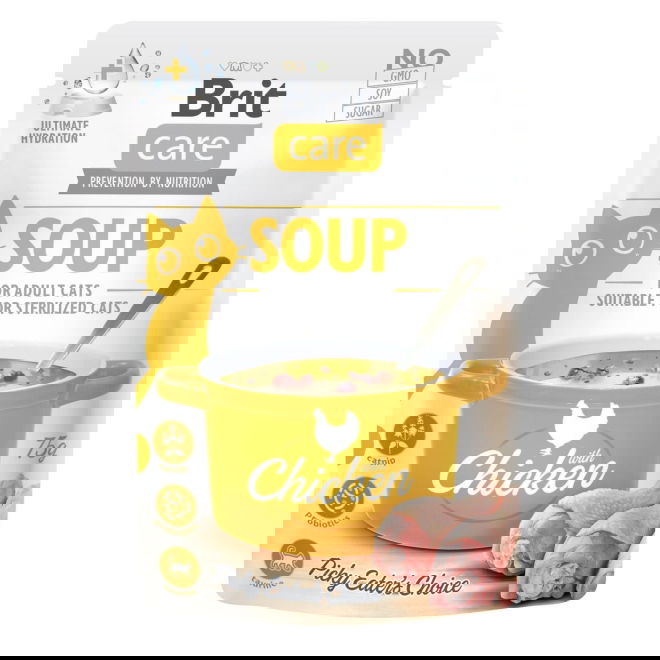 Brit Care Cat Soup Kyckling 75 g