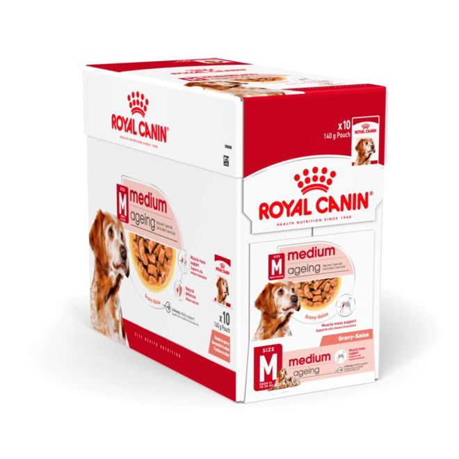 Royal Canin Medium Ageing 10+ Våtfoder (10x140g)