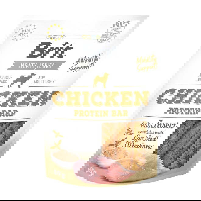 Brit Care Meaty Jerky Proteinbar Chicken Insect 80 g