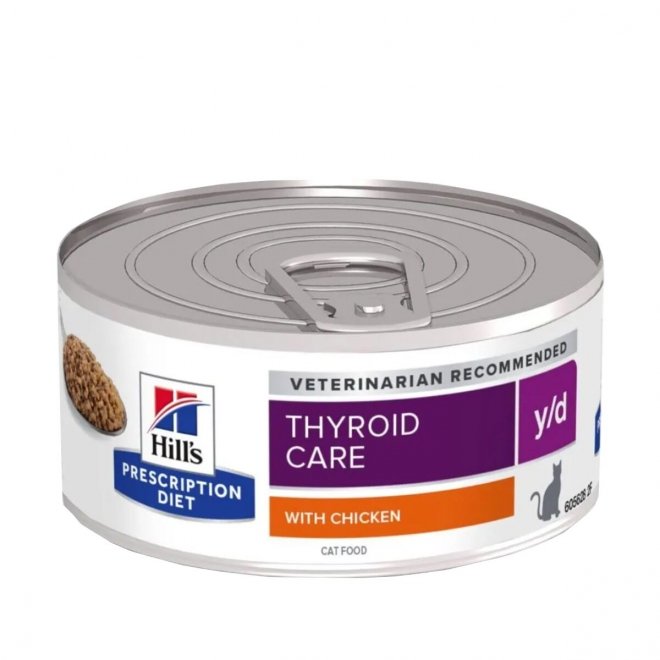 Hill&#39;s Prescription Diet Feline y/d Thyroid Care Chicken 156 g