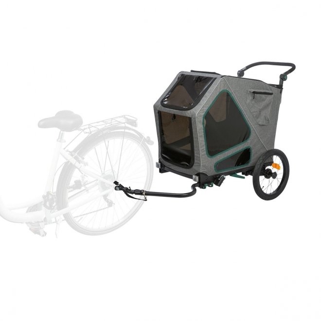 Trixie Premium Cykelvagn Hund Grå