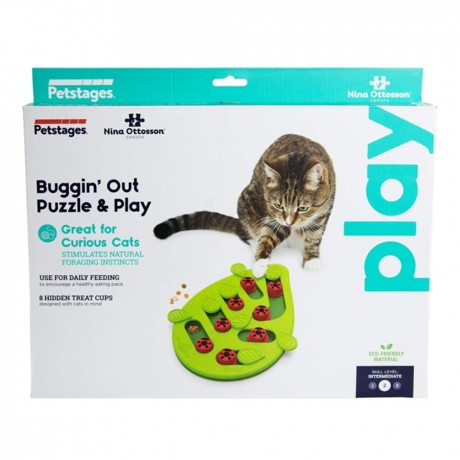 Nina Ottosson Cat Buggin’Out Puzzle & Play Grön
