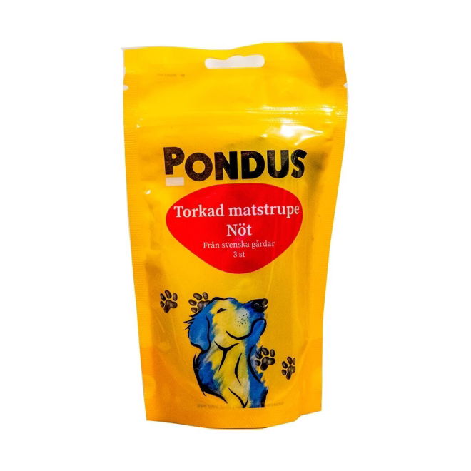 Pondus Torkad Matstrupe Nöt 3-pack