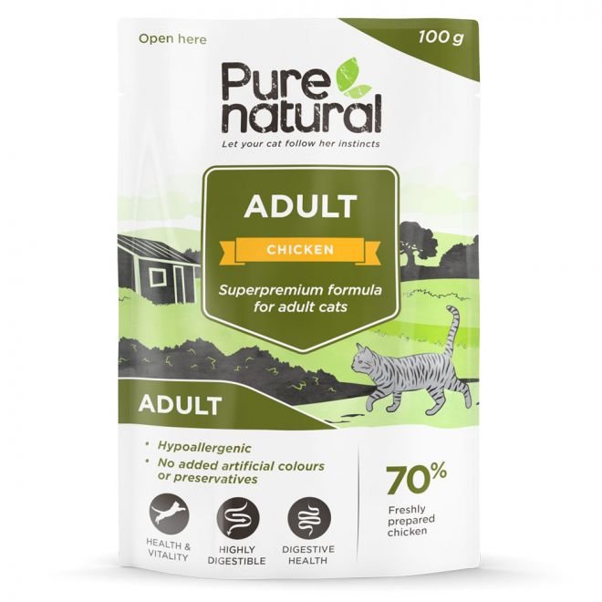 Purenatural Cat Adult Multipack (8x100g)