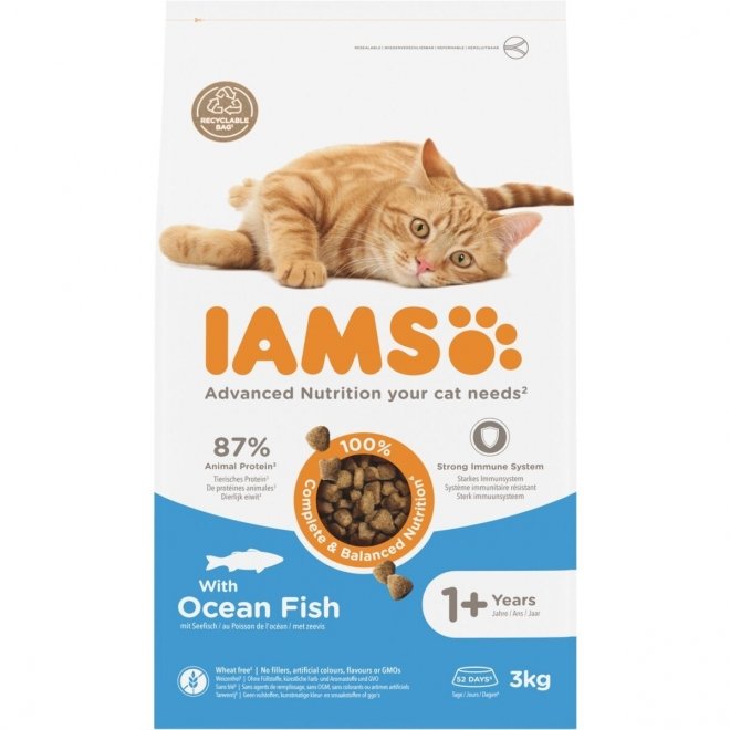 Iams for Vitality Cat Adult Ocean Fish (3 kg)