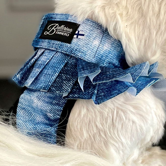 Finnero Ballerina Tikskydd i Denim