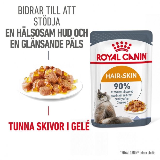 Royal Canin Hair & Skin Care Jelly 12 x 85 g