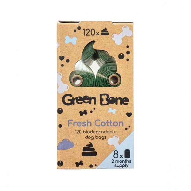 Green Bone Bajspåsar Fresh Cotton Refill (120-pack)