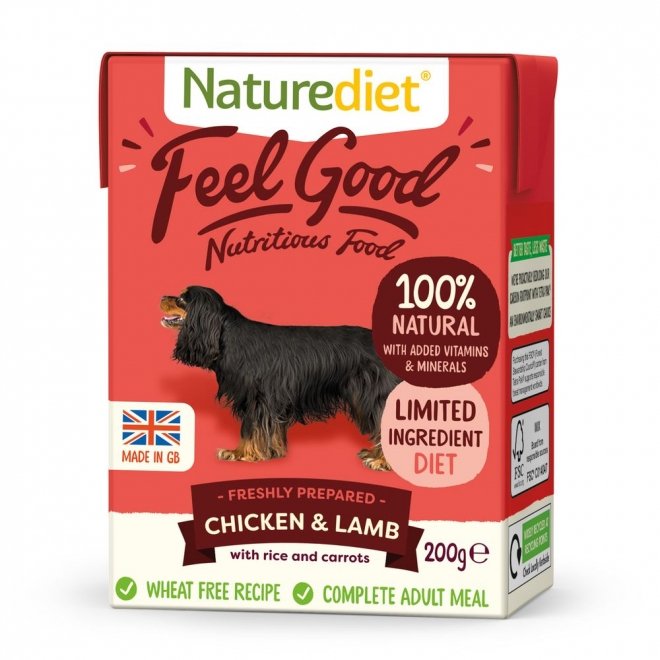 Naturediet Feel Good Kyckling & Lamm (200 g)