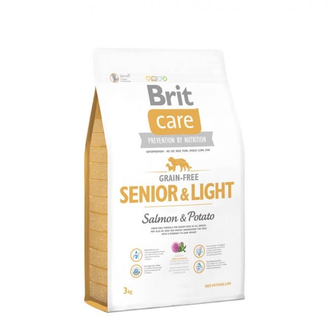 Brit Care Grain-free Senior & Light Salmon & Potato