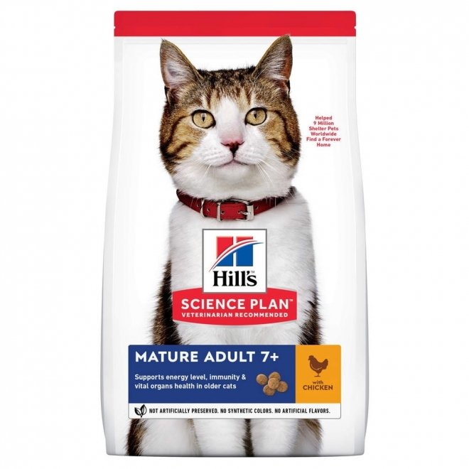 Hill&#39;s Science Plan Cat Mature Adult 7+ Chicken