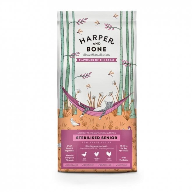 Harper&Bone Cat Senior Sterilised Flavours Farm 5 kg