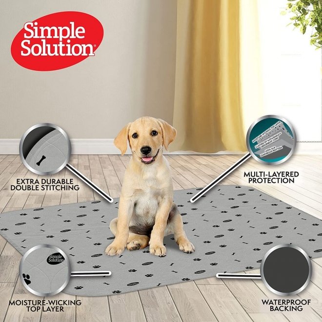 SimpleSolution Washable Dog Pads 2-pack