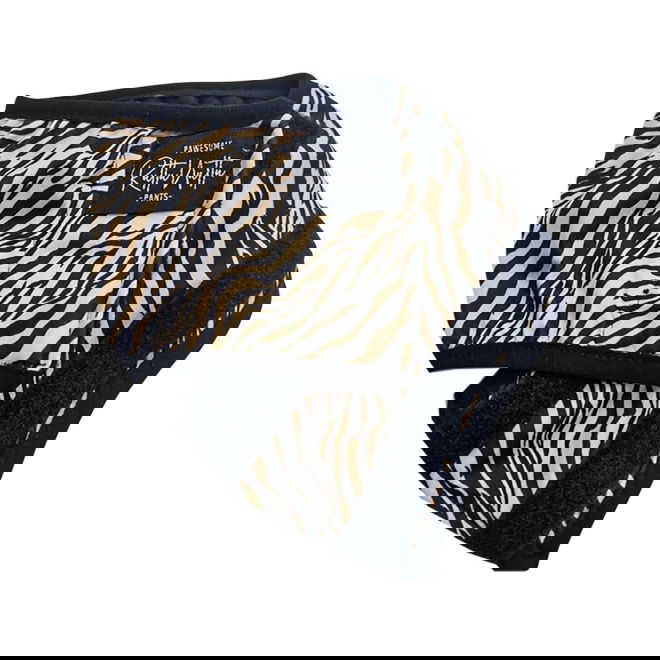RuttuNuttu Zebra Skvättskydd för Hane Svart/Vit