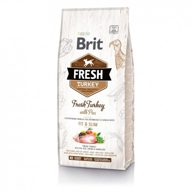 Brit Fresh Turkey with Pea Light Fit & Slim (12 kg)