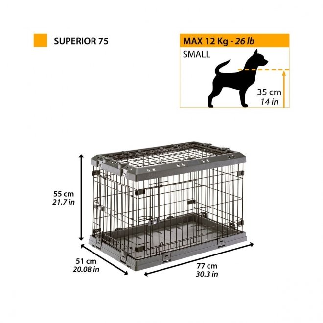 Ferplast Superior Hundbur (77 x 51 x 55 cm)
