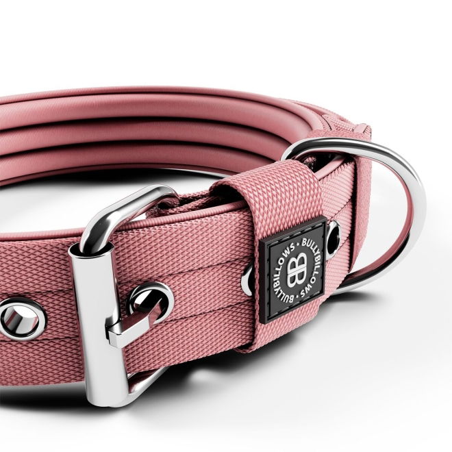 BullyBillows Hundhalsband med Spänne Rosa 4 cm