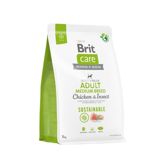 Brit Care Dog Sustainable Adult Medium Breed (3 kg)