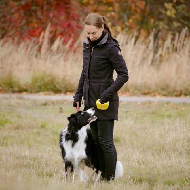 Pro Dog Godisväska i Silikon Gul