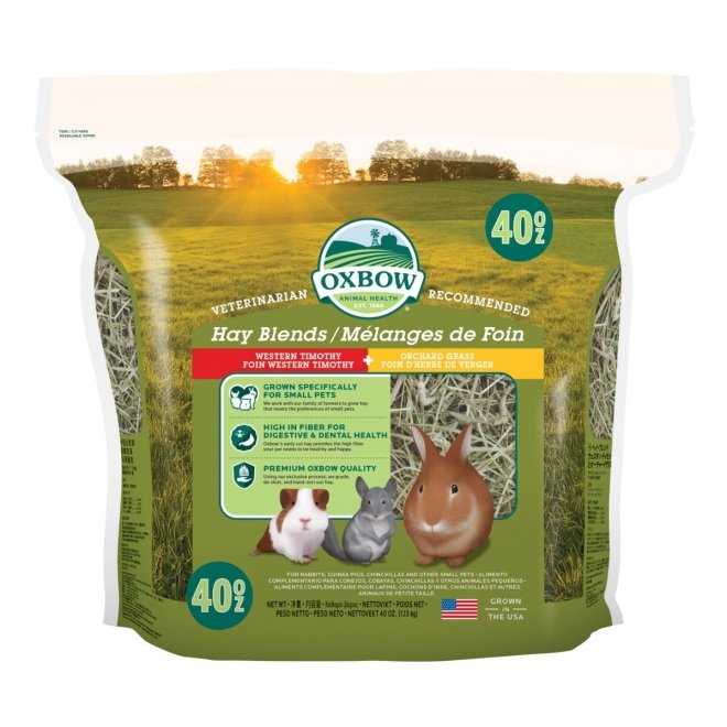 Oxbow Hay Blends Western Timothy & Orchard Hö (1,13 kg)