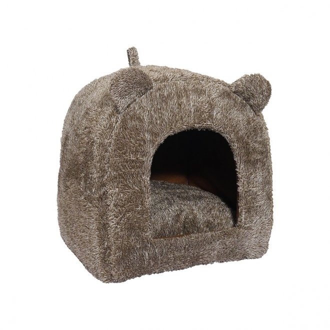 Rosewood Teddy Kattbädd Igloo Brun/Grå