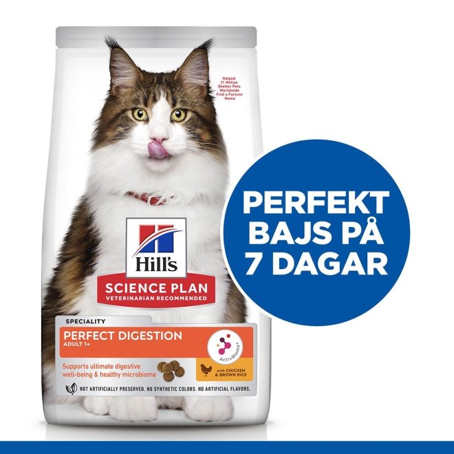 Hills Science Plan Feline Perfect Digestion Adult 1+ Chicken