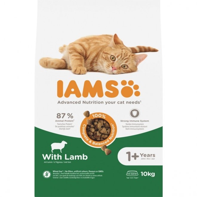 Iams for Vitality Cat Adult Lamb (10 kg)