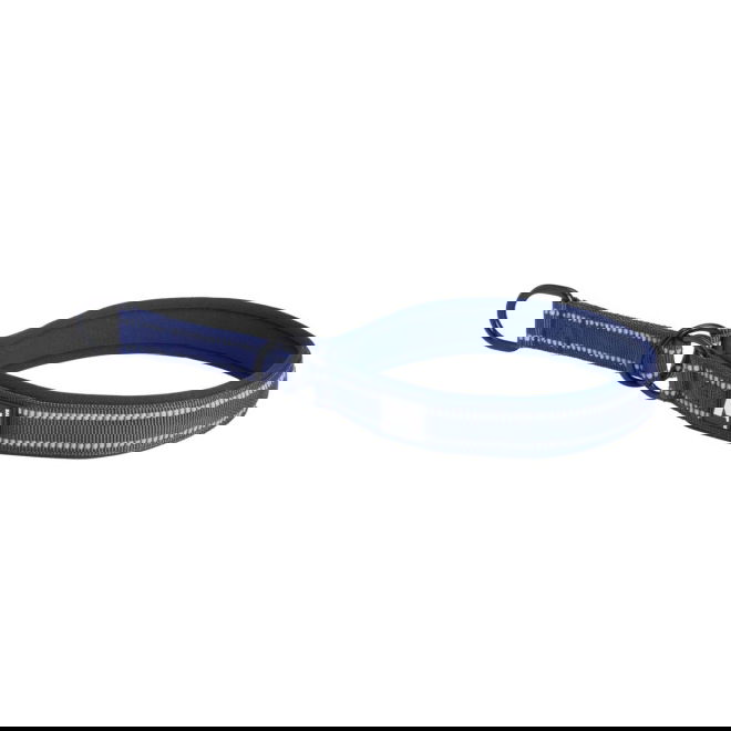 Feel Active Vadderat Hundhalsband Halvstryp Mörkblå