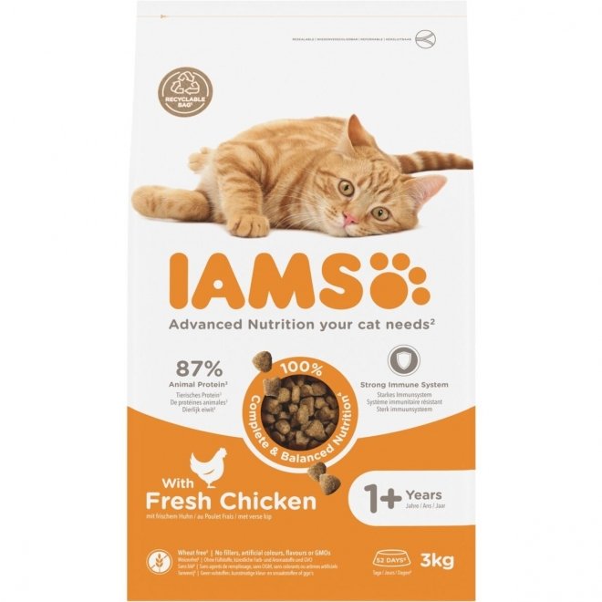 Iams for Vitality Cat Adult Chicken (3 kg)