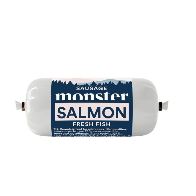 Monster Dog Sausage Salmon (80 g)