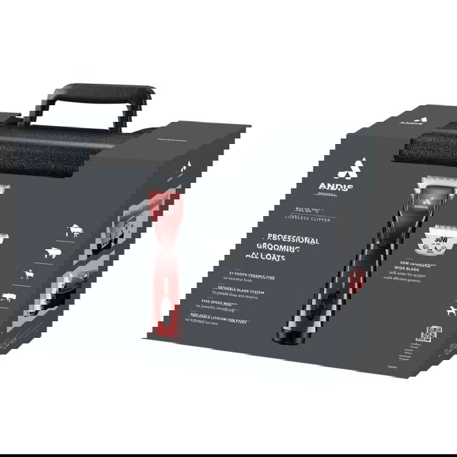 Andis Pulse ZR II Wide Klippmaskin Röd