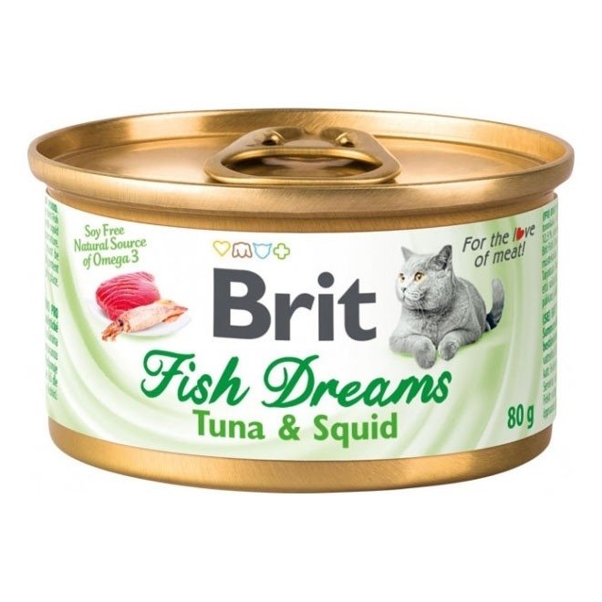 Brit Fish Dreams Tonfisk & Bläckfisk 80 g