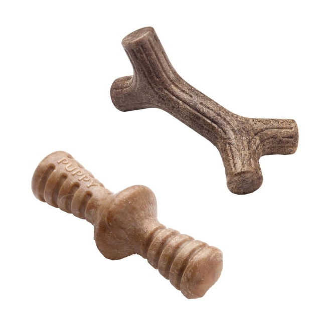 Benebone Tuggpinne/Zaggler Hundben i Nylon till Valp 2-pack XS