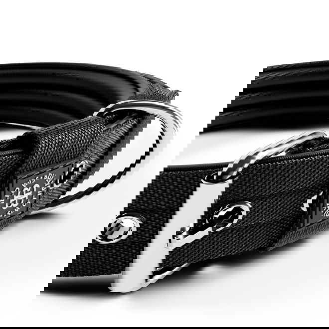 BullyBillows Hundhalsband med Spänne Svart 4 cm