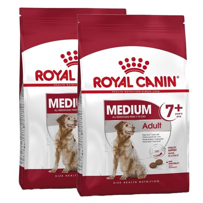 Royal Canin Medium Adult 7+ 2x15 kg