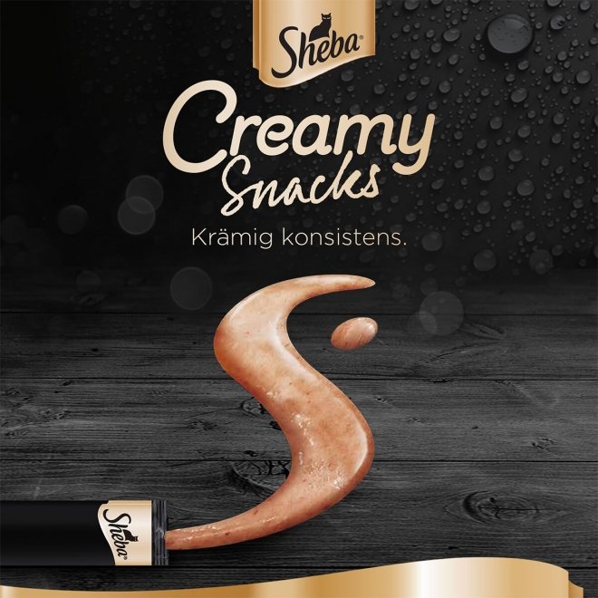Sheba Creamy Snack Oxe 4x12 g