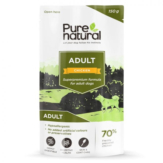Purenatural Dog Adult Chicken 150 g
