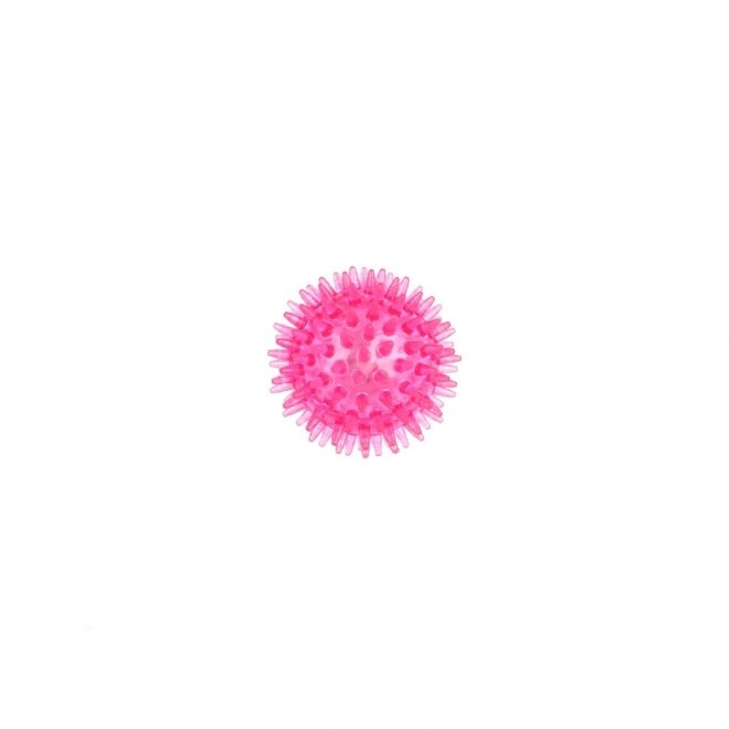 Little&Bigger TPR Spikboll LED Rosa 4,5 cm