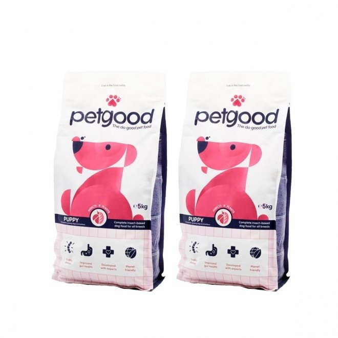 Petgood Puppy Junior Insektsfoder 2x5 kg