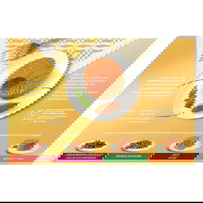 Gourmet Gold Mousse Kött & Fisk 12 x 85 g