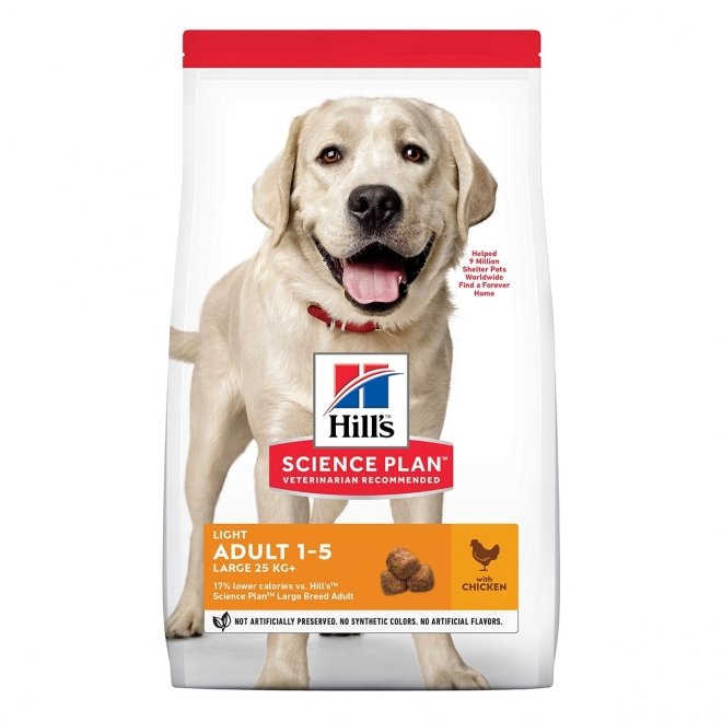 Hill&#39;s Science Plan Dog Adult Light Large Breed Chicken 14 kg