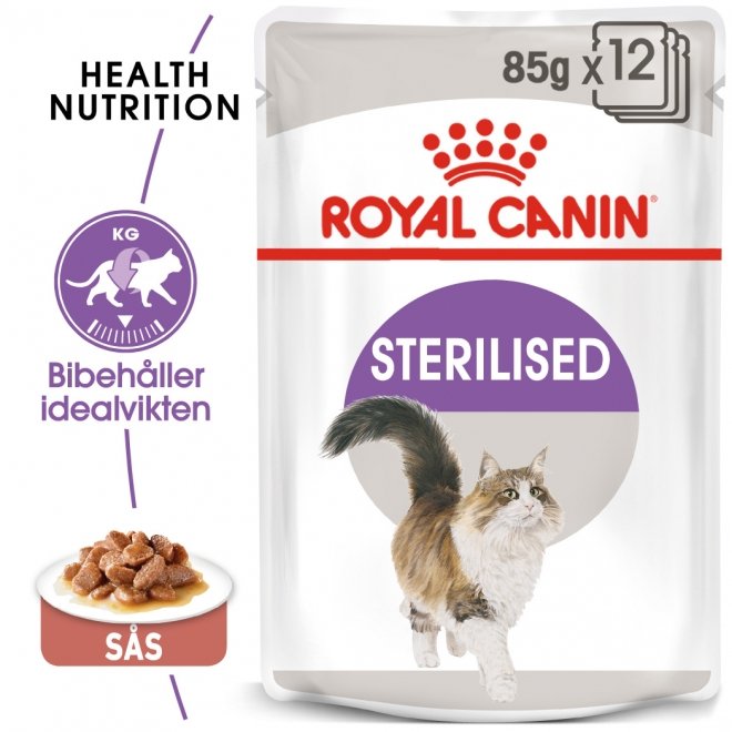 Royal Canin Sterilised Gravy Wet (12x85g)