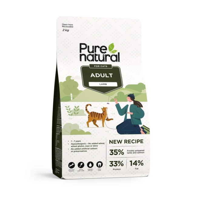 Purenatural Cat Adult Lamb (2 kg)