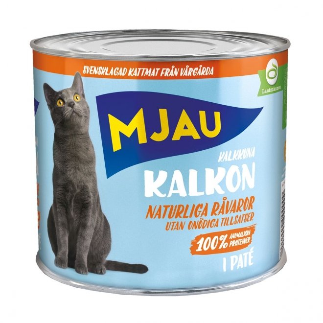 Mjau Paté med Kalkon 635 g