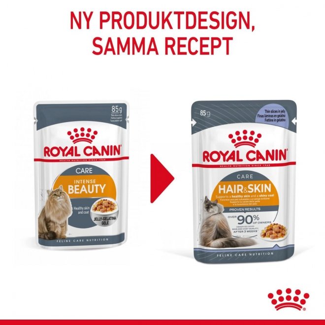 Royal Canin Hair & Skin Care Jelly 12 x 85 g